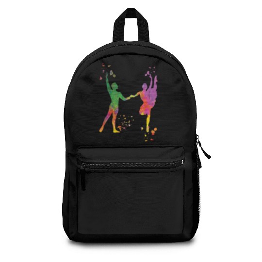 Ballet Dance Couple Woman Ballerina Backpacks
