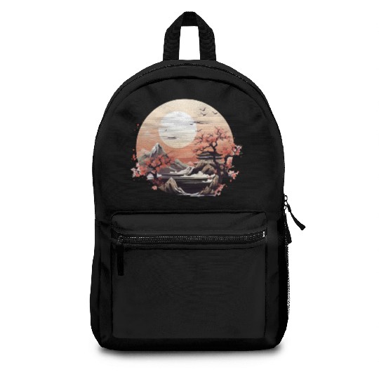 Serenity in Sakura Backpacks
