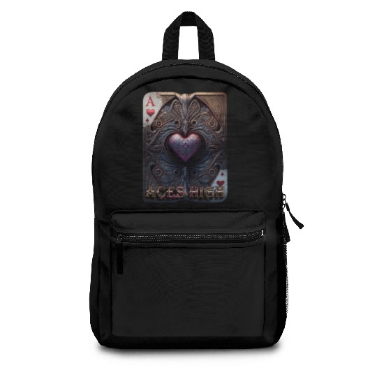 Aces High - Artistic Playing Card for Card Game En Backpacks