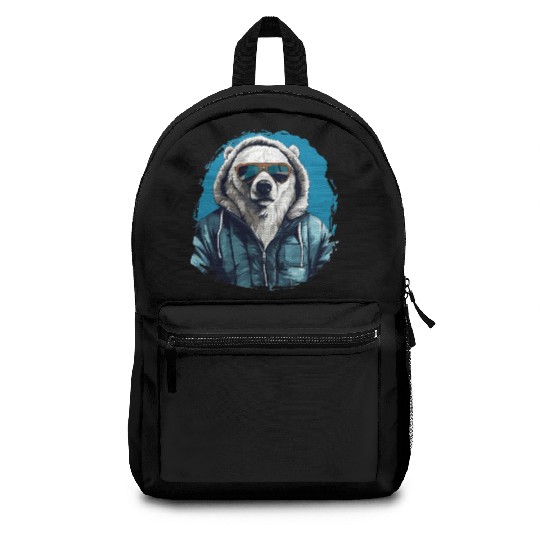 Street Style Polar Bear | Polar Bear Lovers Backpacks