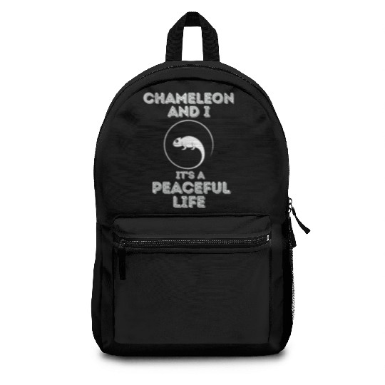 Chameleon and I, It's a Peaceful Life Backpacks