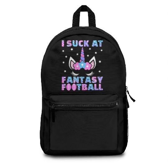 I Suck at Fantasy Football Loser Punishment Funny Backpacks