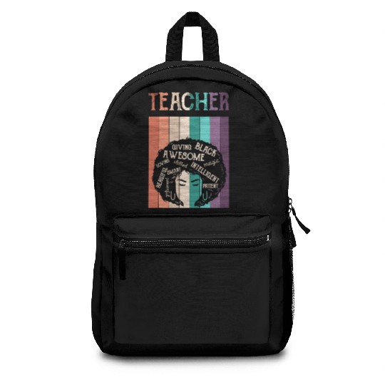 Teacher Black History Month Melanin Backpacks