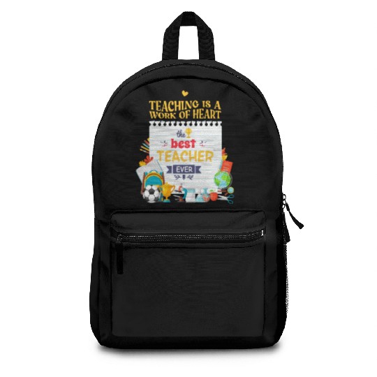 Best teacher ever Backpacks