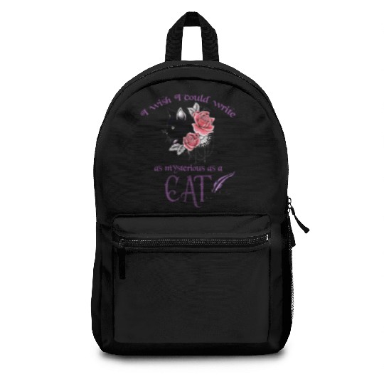 Mysterious Cat Edgar Allan Poe Backpacks