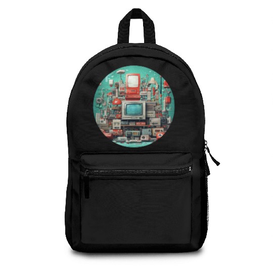 Retro Gaming Magic: Unleash the 8-Bit Nostalgia! Backpacks