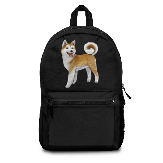 Akita Light Faced Tan Backpacks