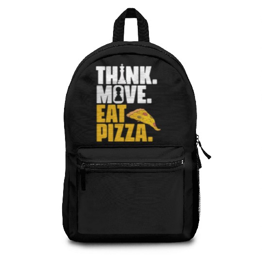 Funny Board Game Grandmaster For A Pizza Lover Backpacks