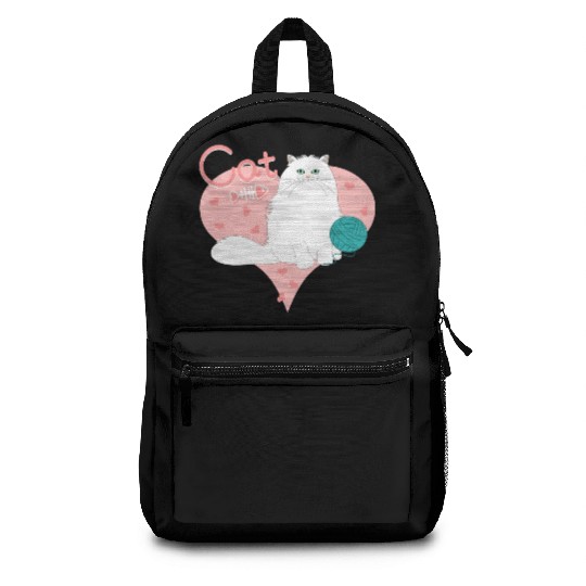 Love Persian Cat Backpacks