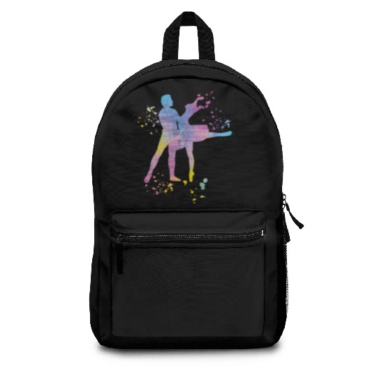 Ballet Dance Couple Woman Ballerina Backpacks
