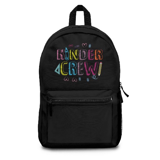 Kinder Crew Kindergarten Preschool Teacher Backpacks