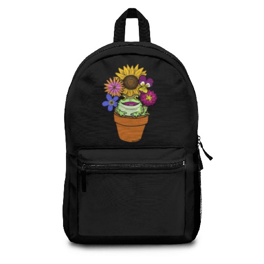 Flower Pot Toad Backpacks