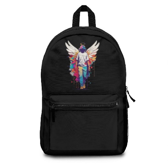 Angel with no face Backpacks