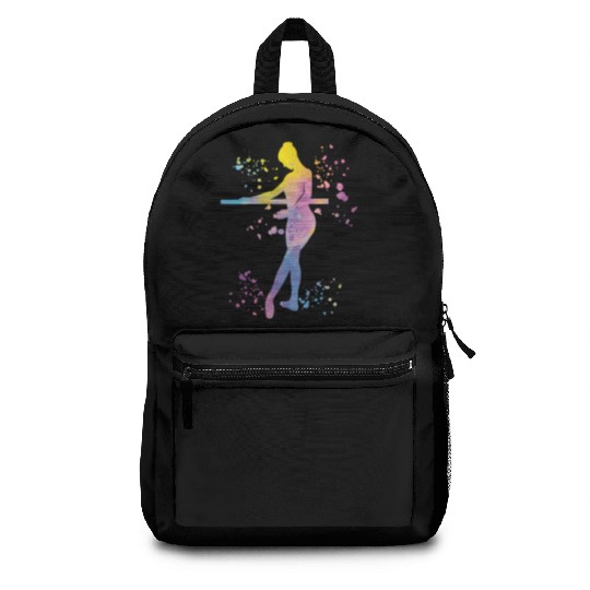 Ballet Dancer Colorsplash Ballerina Backpacks