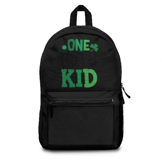 One Lucky Kid Clover Shamrock Irish Ireland Backpacks