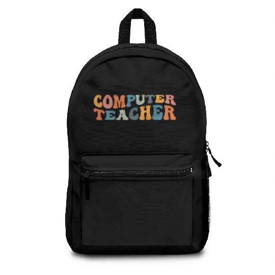 Groovy Computer Teacher Teaching Backpacks