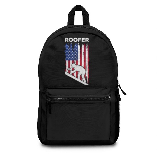 Roofing Worker Roofer Worker Roofer - Roofer US Fl Backpacks