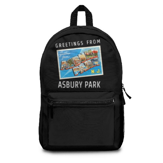 Asbury Park New Jersey Nj Travel Postcard Backpacks
