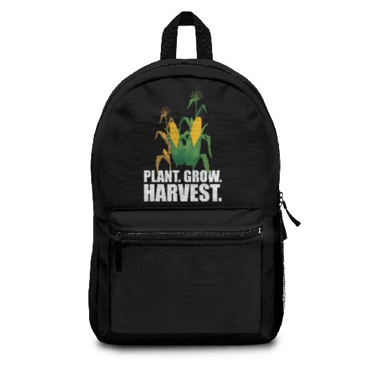 Corn Farmer Plant Grow Harvest Backpacks