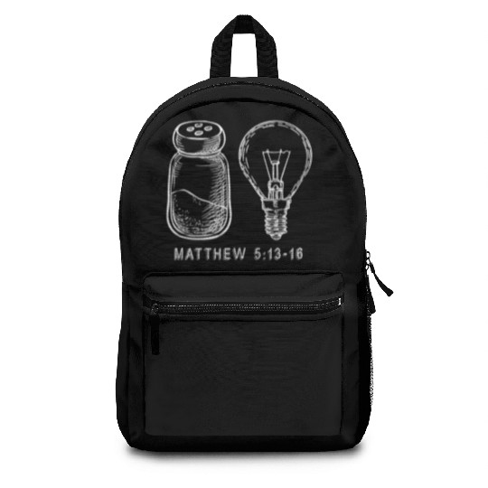 Bible Verse Salt And Lamp You Are The Light Of Backpacks