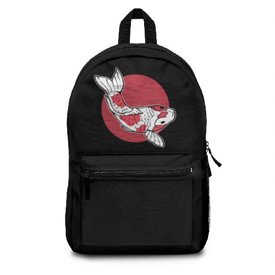 Japanese Koi Fish Koi Fish Keeper Backpacks