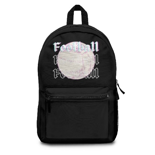 Football is life , sport lover Backpacks