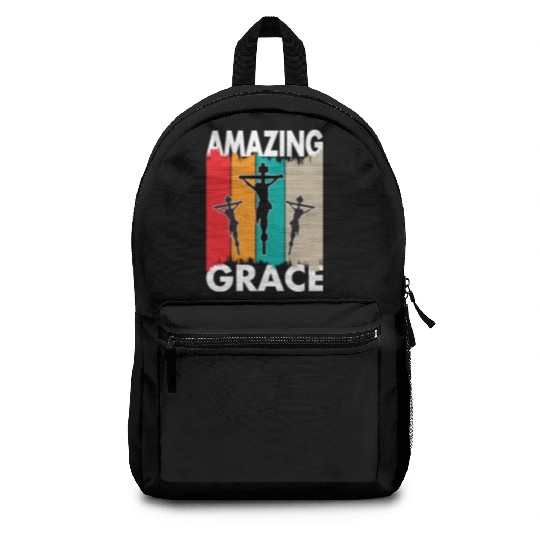 Amazing Grace Love Jesus Christian Christmas Backpacks