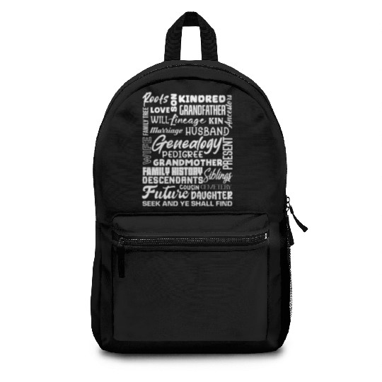Genealogy Roots Family History Descendants Backpacks