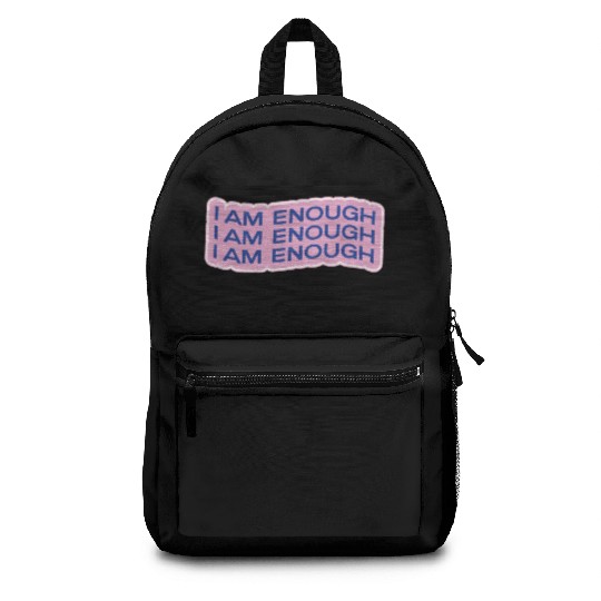 i am enough Backpacks