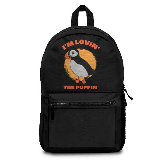 Lovin The Puffin Bird Lover Puffins Backpacks