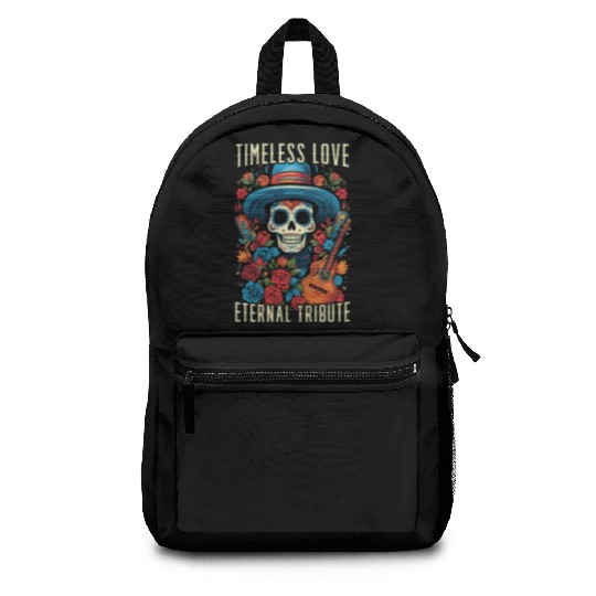 Dia De Los Muertos Sugar Skull Mexican Holiday Backpacks