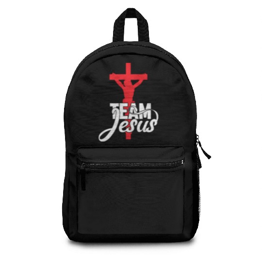 Team Jesus Love Jesus Christian Christmas Backpacks