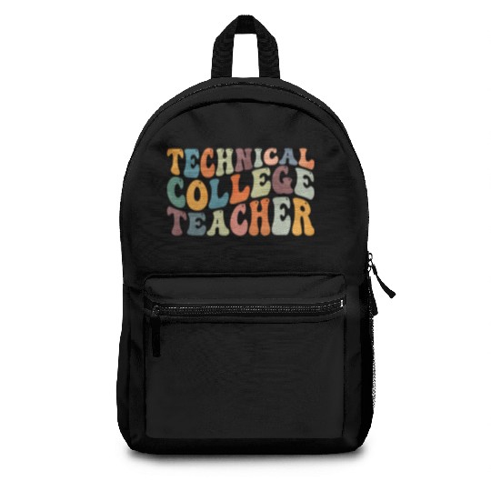 Groovy Technical College Teacher Backpacks