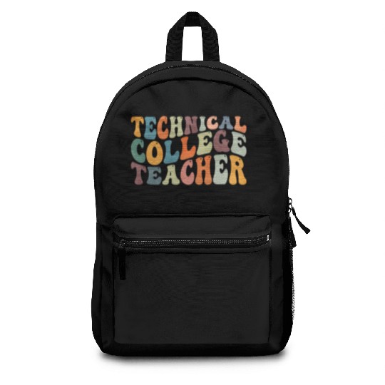 Groovy Technical College Teacher Backpacks