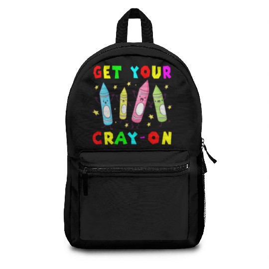 Teacher , Get Your Cray-on, Groovy, Kindergarten Backpacks