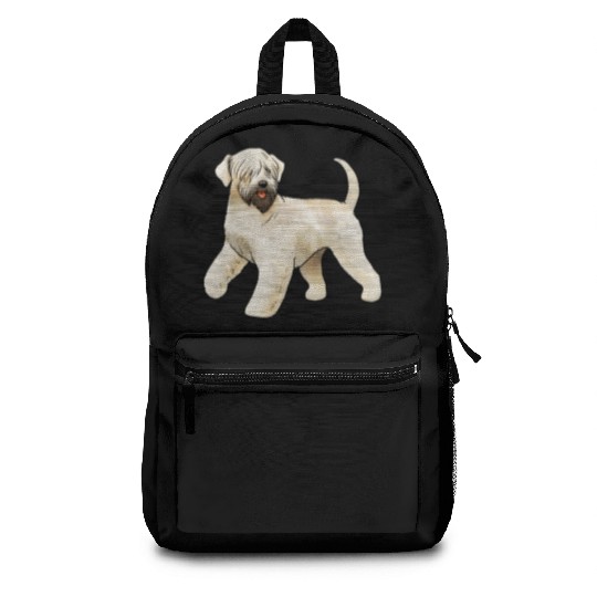 Dog Soft Coated Wheaten Terrier Irish Cream Backpacks