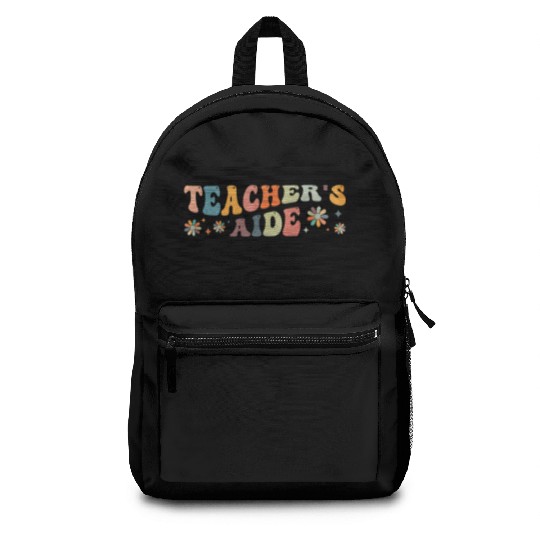 Groovy Teacher's Aide Teacher Assistant Backpacks