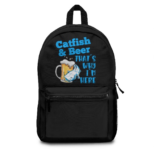 Catfish & Beer That's why I'm here Noodler Waller Backpacks