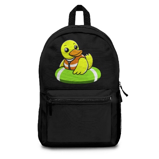 A Lazy Duck Is Swimming Backpacks