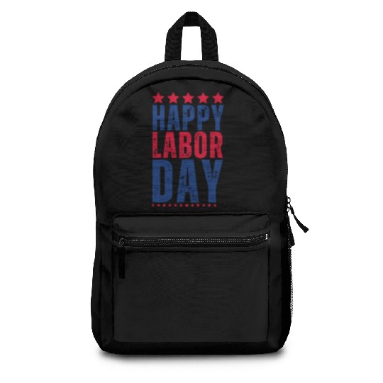 Happy labor Day Backpacks