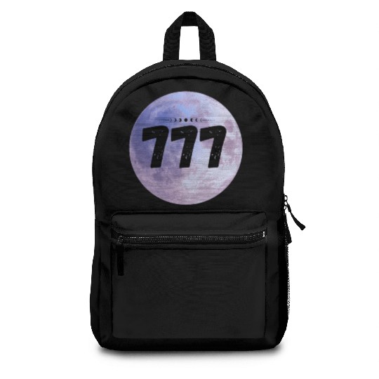 Purple Moon Angel Numbers 777 Backpacks
