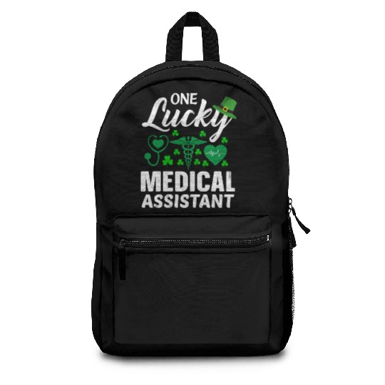 St Patrick'S Day Lucky Medical Assistant Backpacks