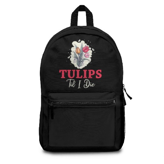 Tulip Gardening Tulips Backpacks