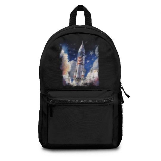 Patriotic Starship US Astronauts Stars and Stripes Backpacks