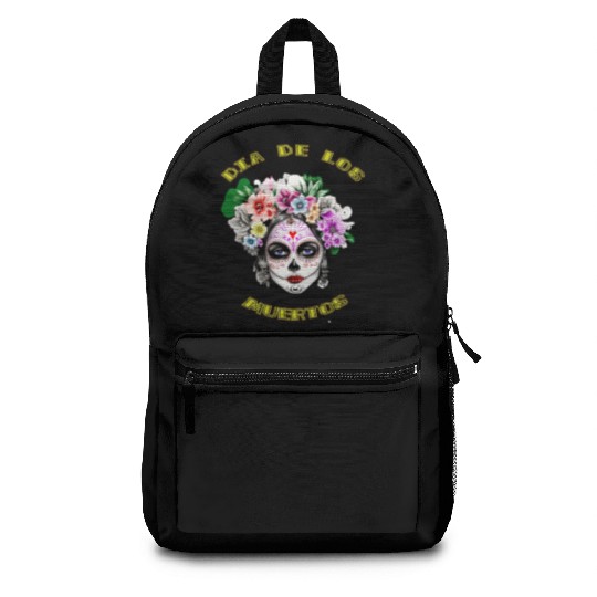 flower girl - day of the dead Backpacks