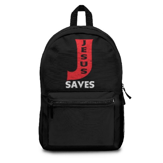 Jesus Saves Love Jesus Christian Christmas Backpacks