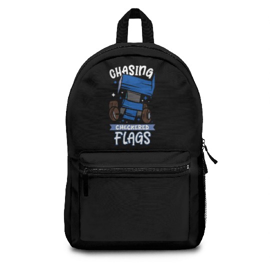 Sprint Car Mom Dirt Track Racing Racing Race Day Backpacks