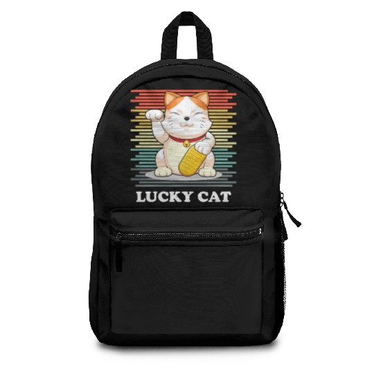 Lucky Cat - Maneki Neko Backpacks