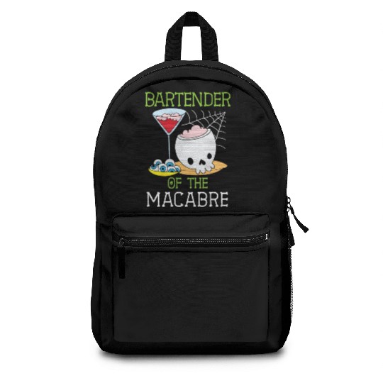 Bartender of the Macabre Bartender Halloween Backpacks