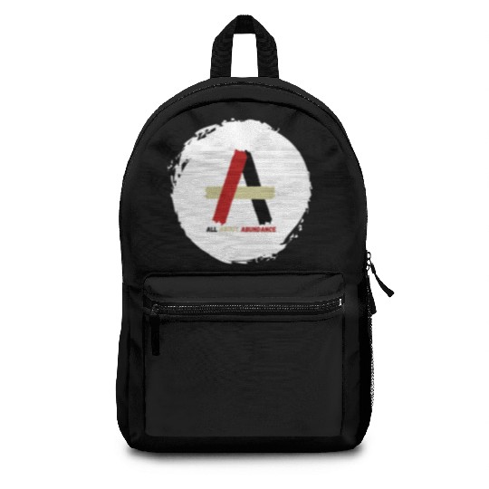 Gold Luxury Business Logo 2 Backpacks